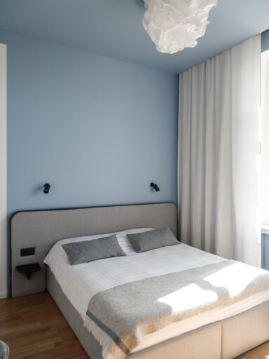 Cozy accommodation at MIRO Rooms, Riga with modern decor.