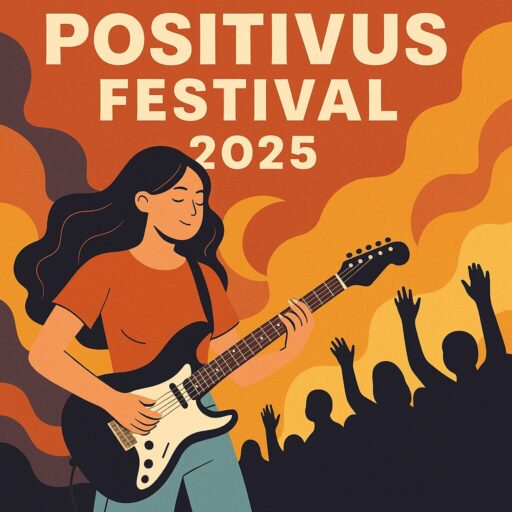 Artist performing at Positivus Festival 2025 in Riga