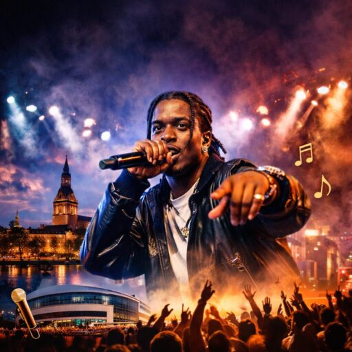 Live concert in Riga, showcasing vibrant nightlife and culture.